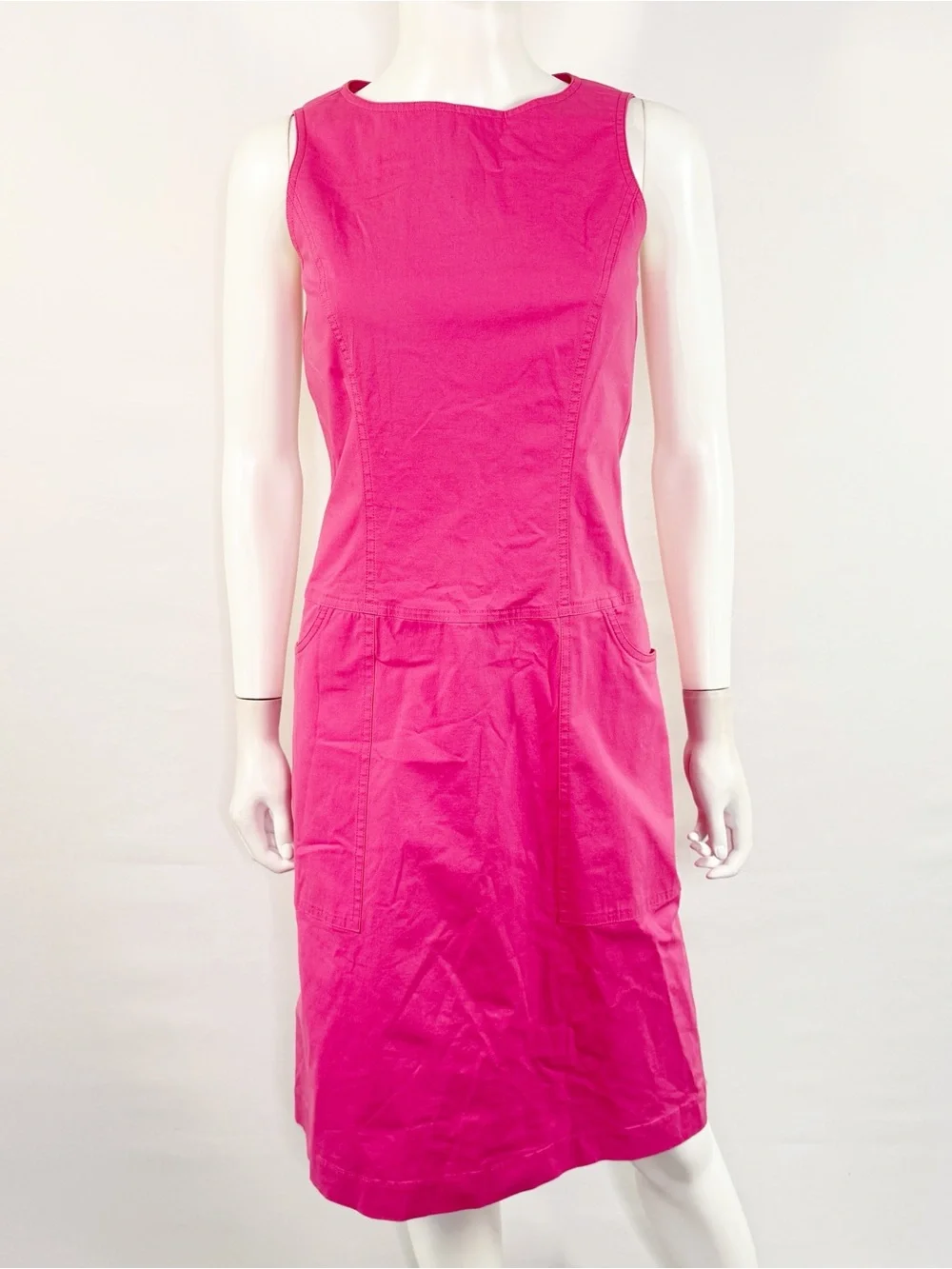 Vintage Michael Kors Pink Mini Dress Size 4 Casual Work Wear Preppy Office